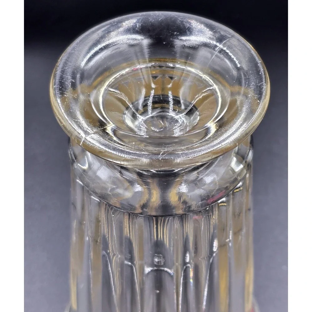 Vintage Nestle Old‎ Fashioned Parfait Soda Fountain Glass Ribbed Footed  1950's